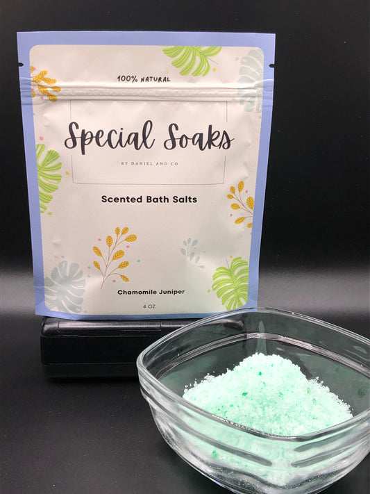 Chamomile Juniper Bath Salts